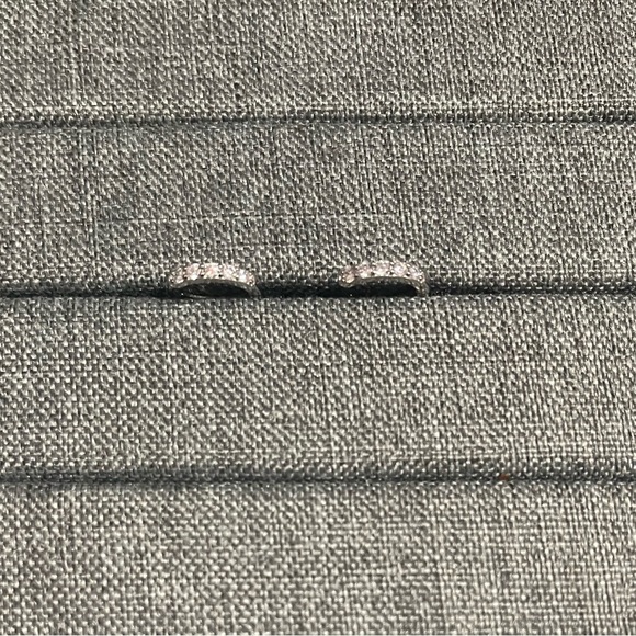 NWOT Sterling Silver Huggies Hoops - Picture 5 of 5